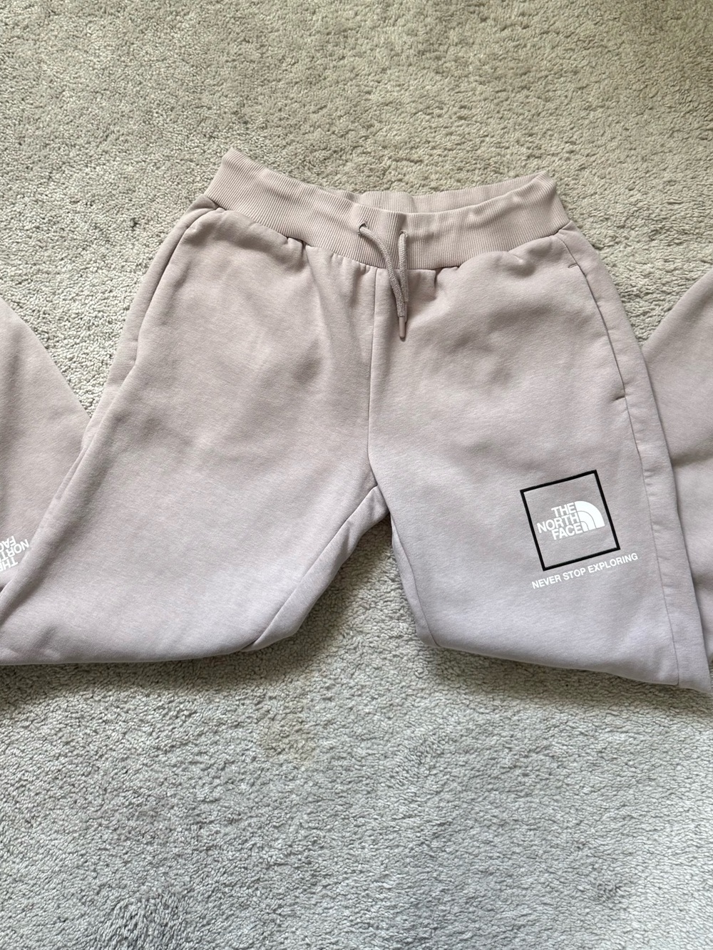 The North Face Kids' Light Taupe Logo Joggers